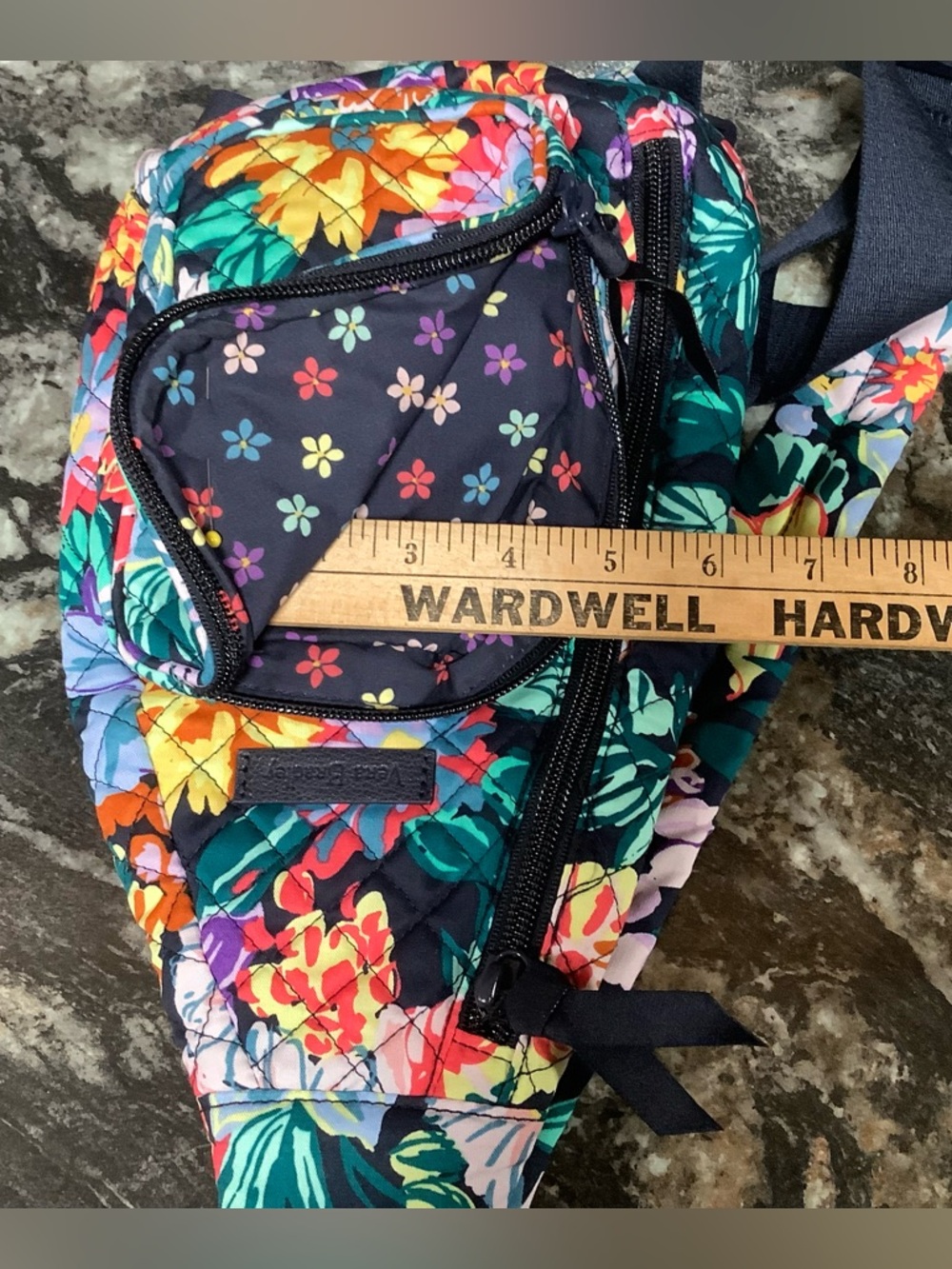 Vera Bradley sling backpack happy blooms - Picture 4 of 12